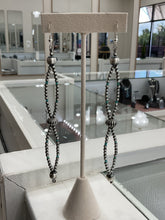 Load image into Gallery viewer, Sterling Silver Double Oxi Bead Earrings
