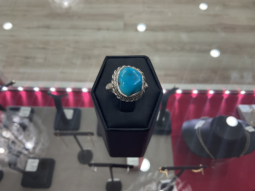 Kingman Turquoise Ring