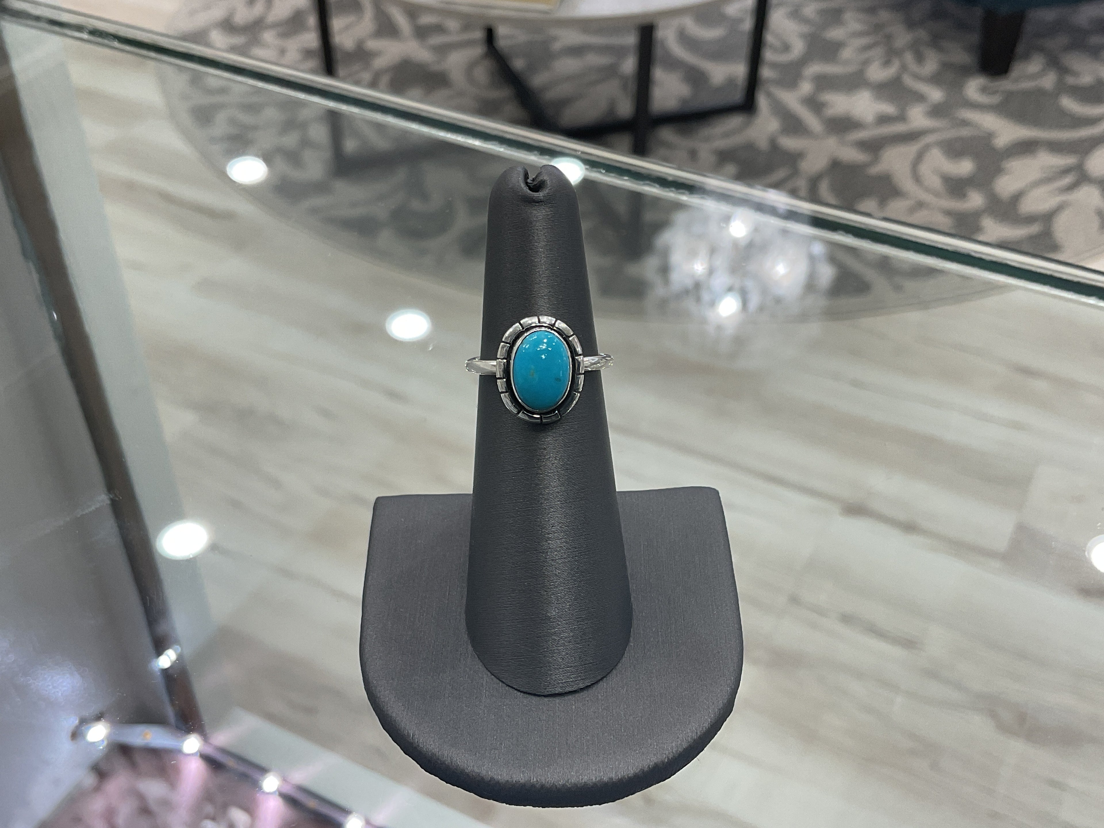 Sonoran turquoise SS ring