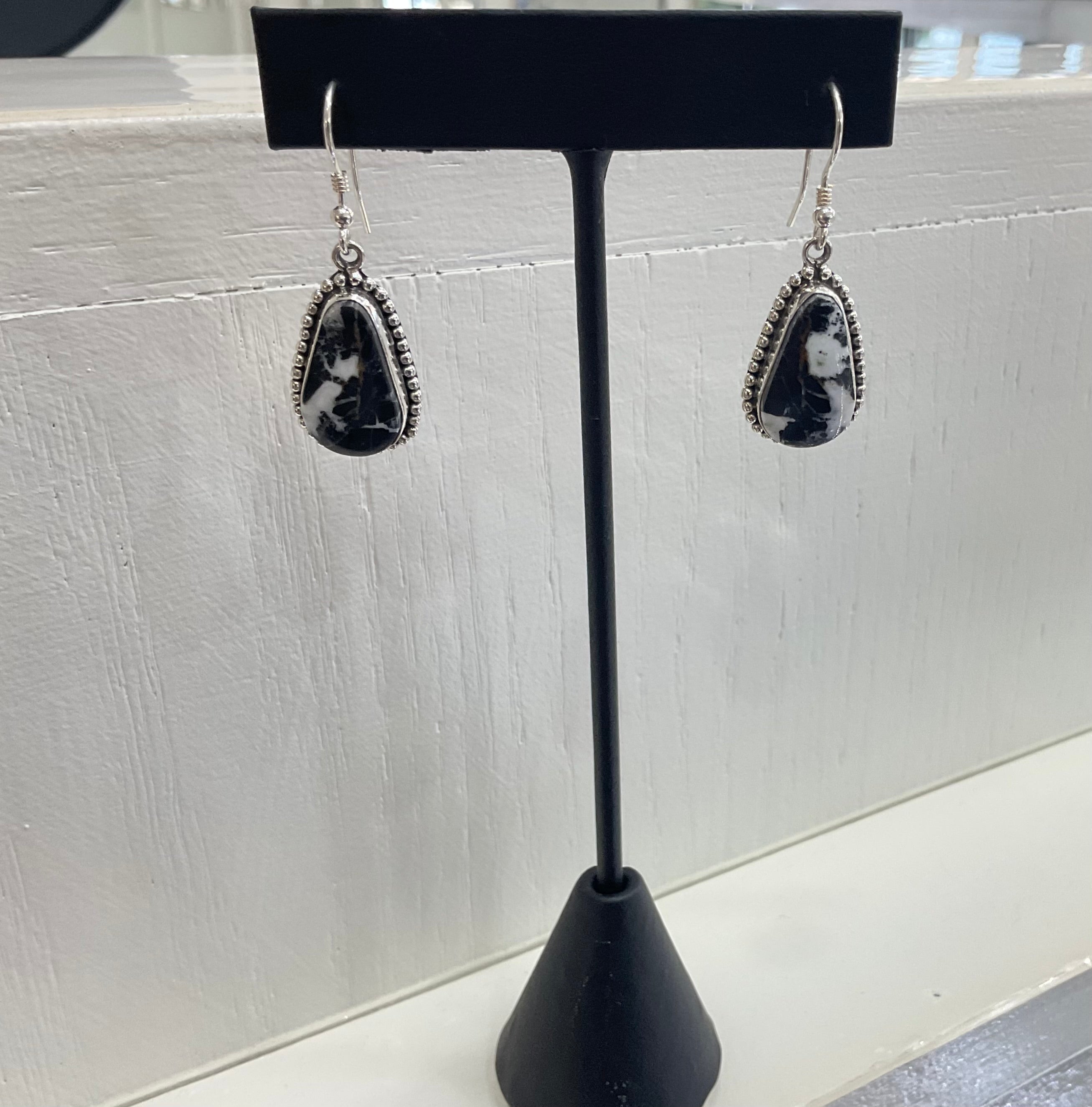 White Buffalo Earrings