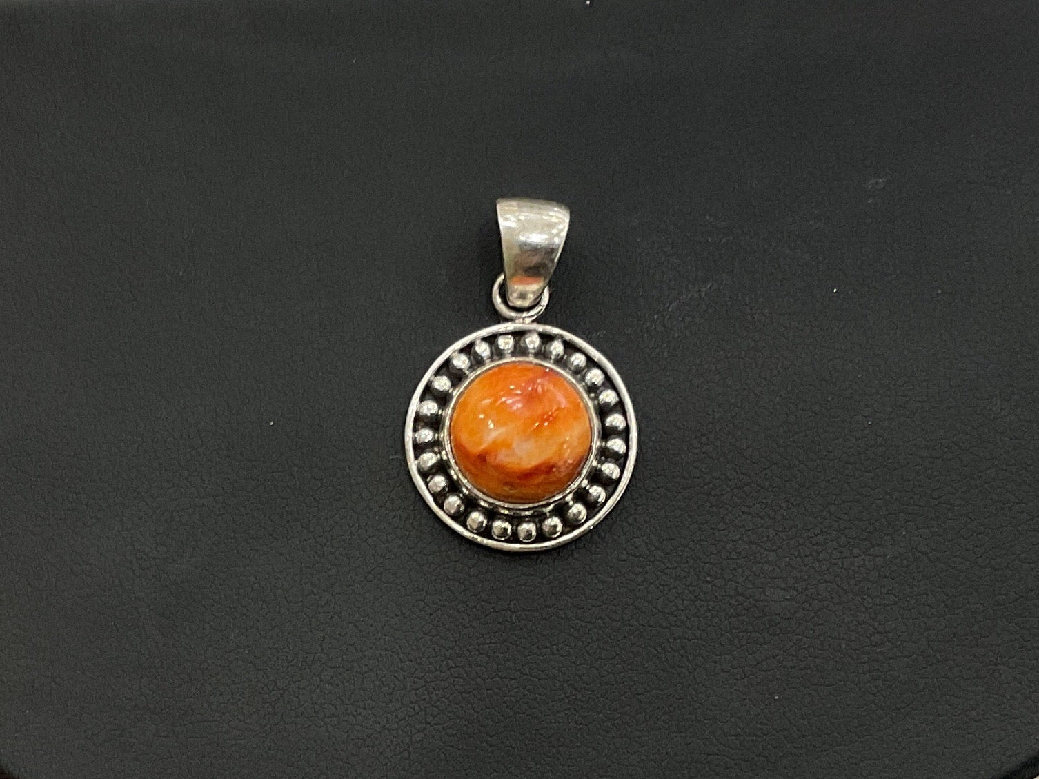 Orange Spiny Oyster Pendant