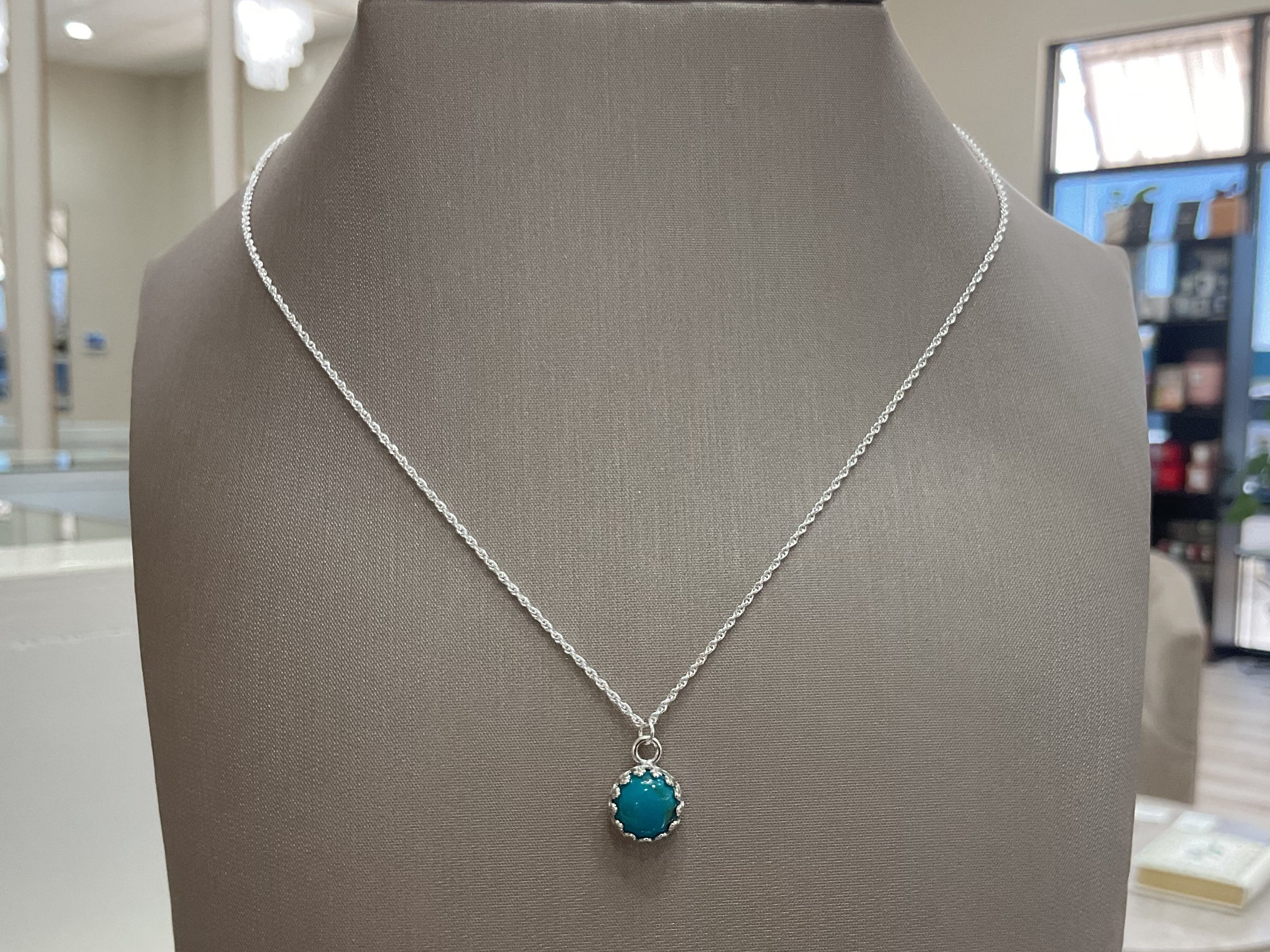 Crowned Princess Turquoise Necklace