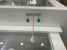 Load image into Gallery viewer, Sleeping Beauty Turquoise and SS Earings
