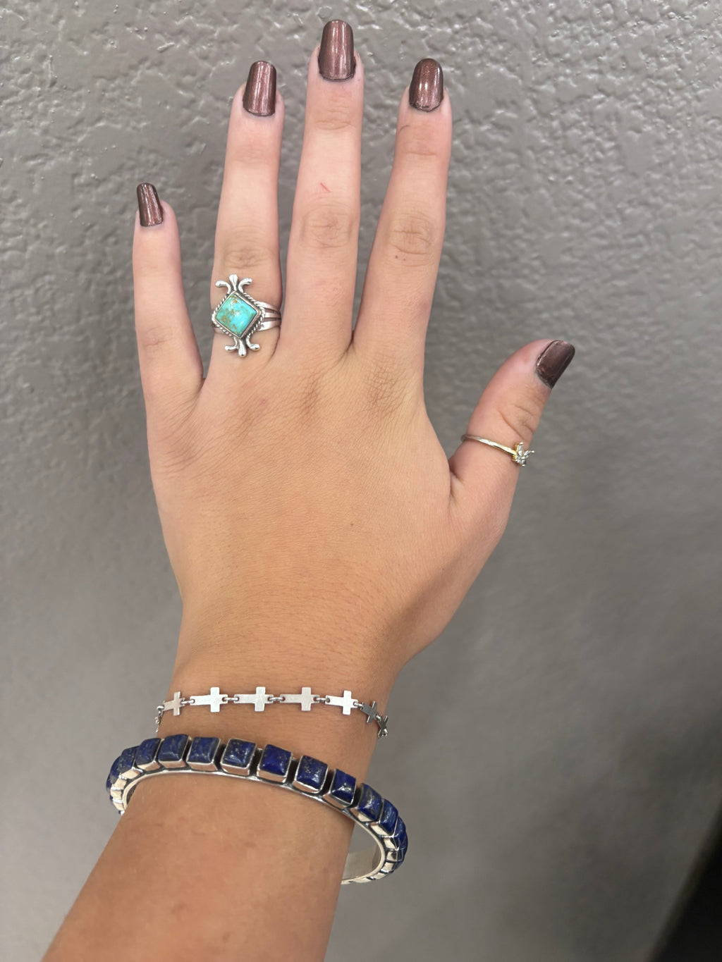 Blue Lapis Square Bracelet