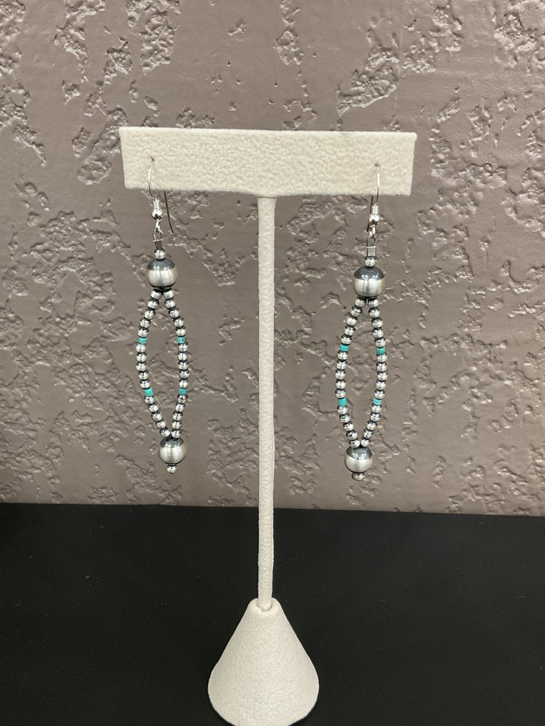 Sterling Silver Oxi Bead Earrings
