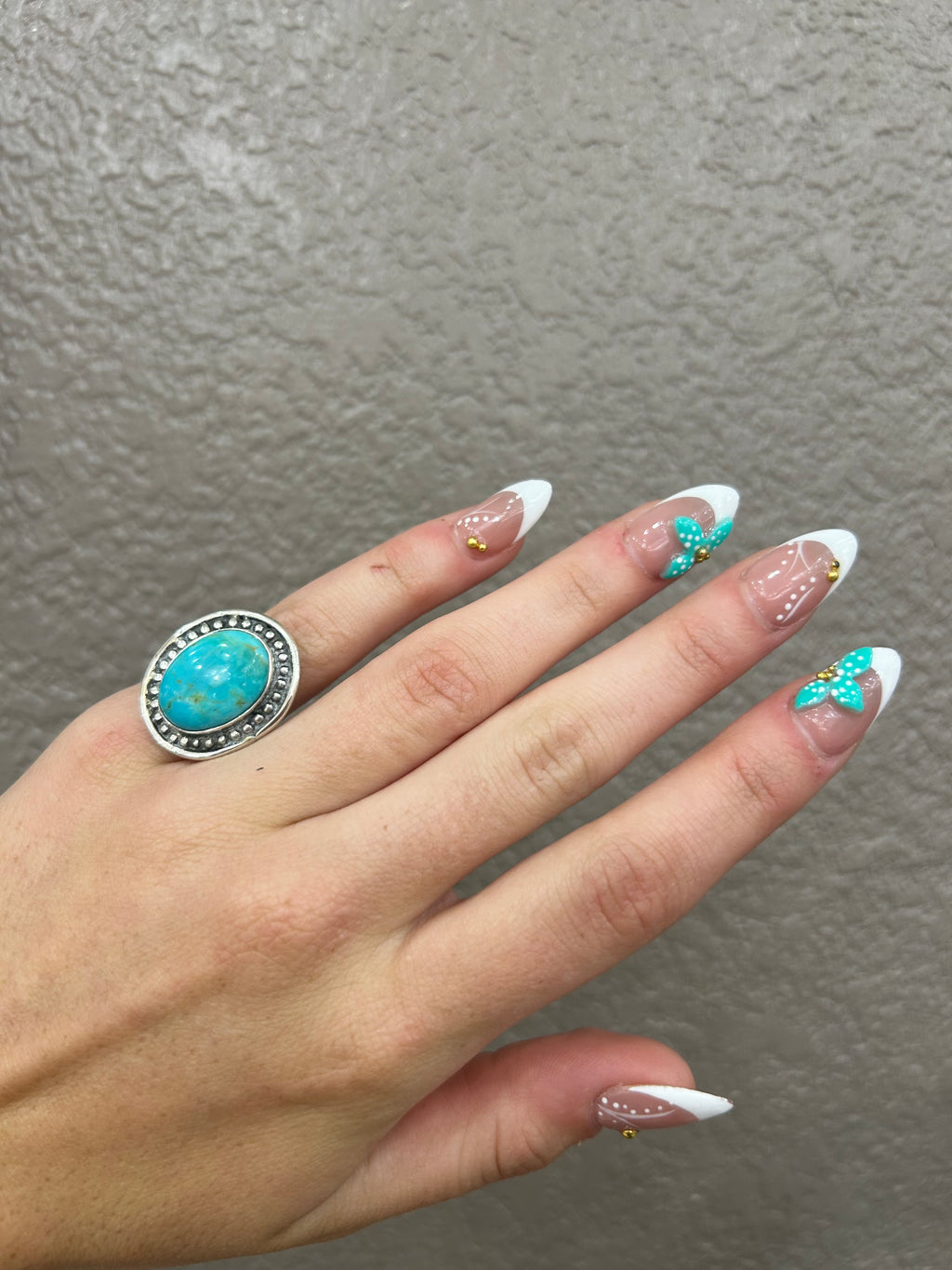 Kingman Turquoise Oval Ring