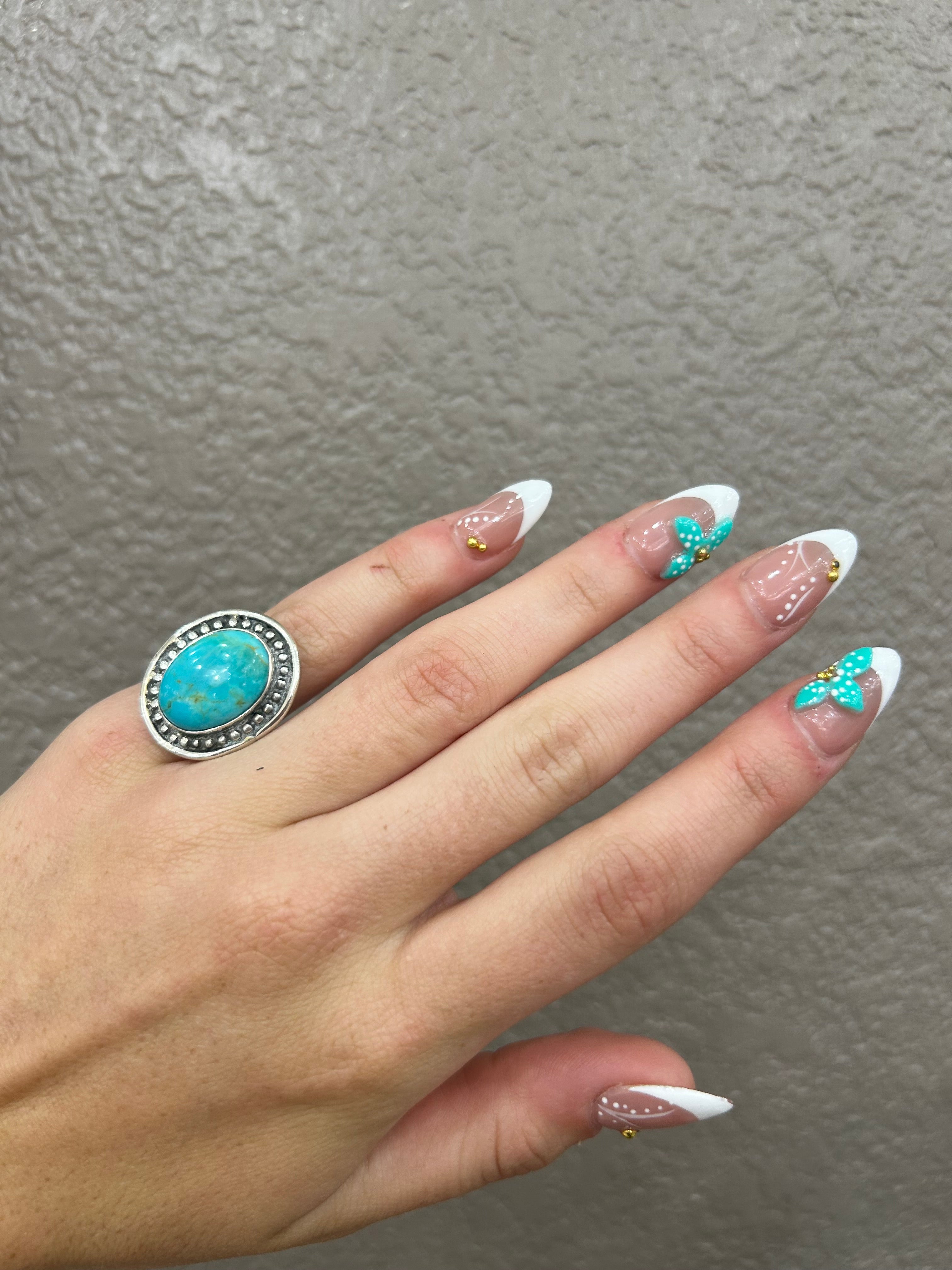 Kingman Turquoise Oval Ring