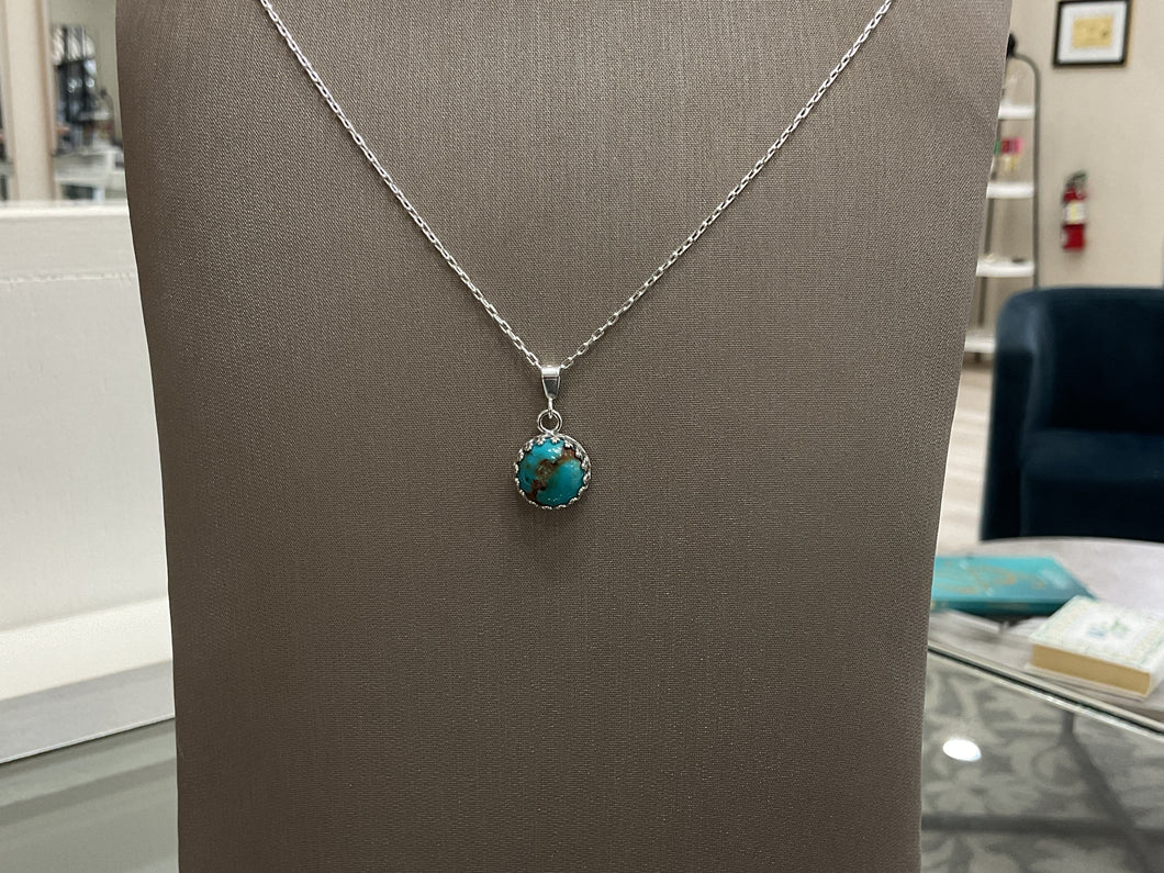 Crowned Queen Turquoise Necklace