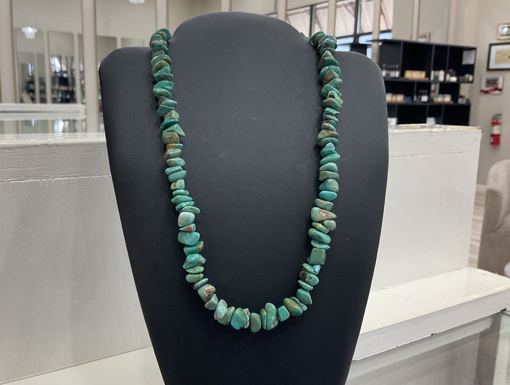 Royston Turquoise Nugget Necklace