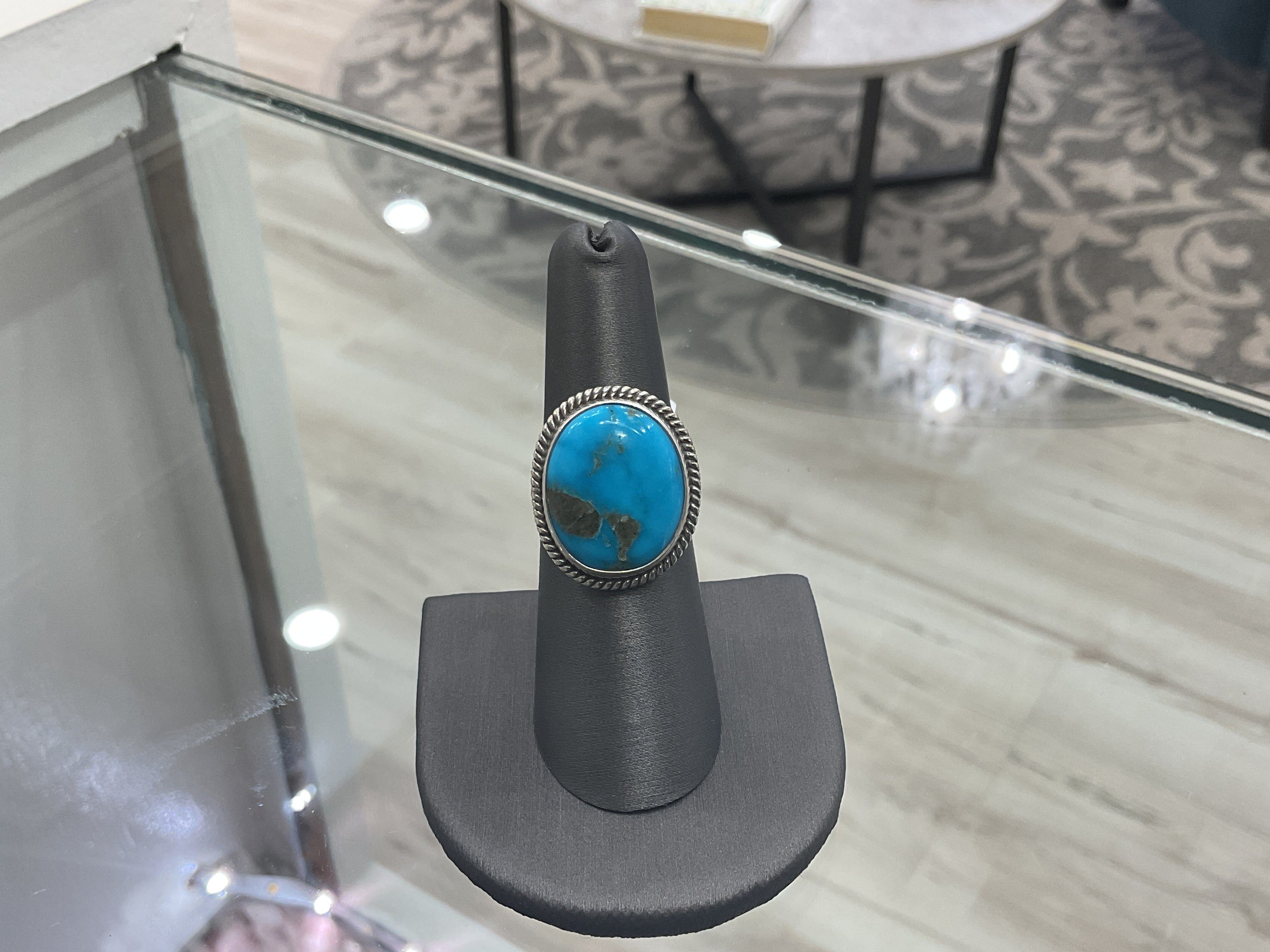 SS Alpine village turquoise ring