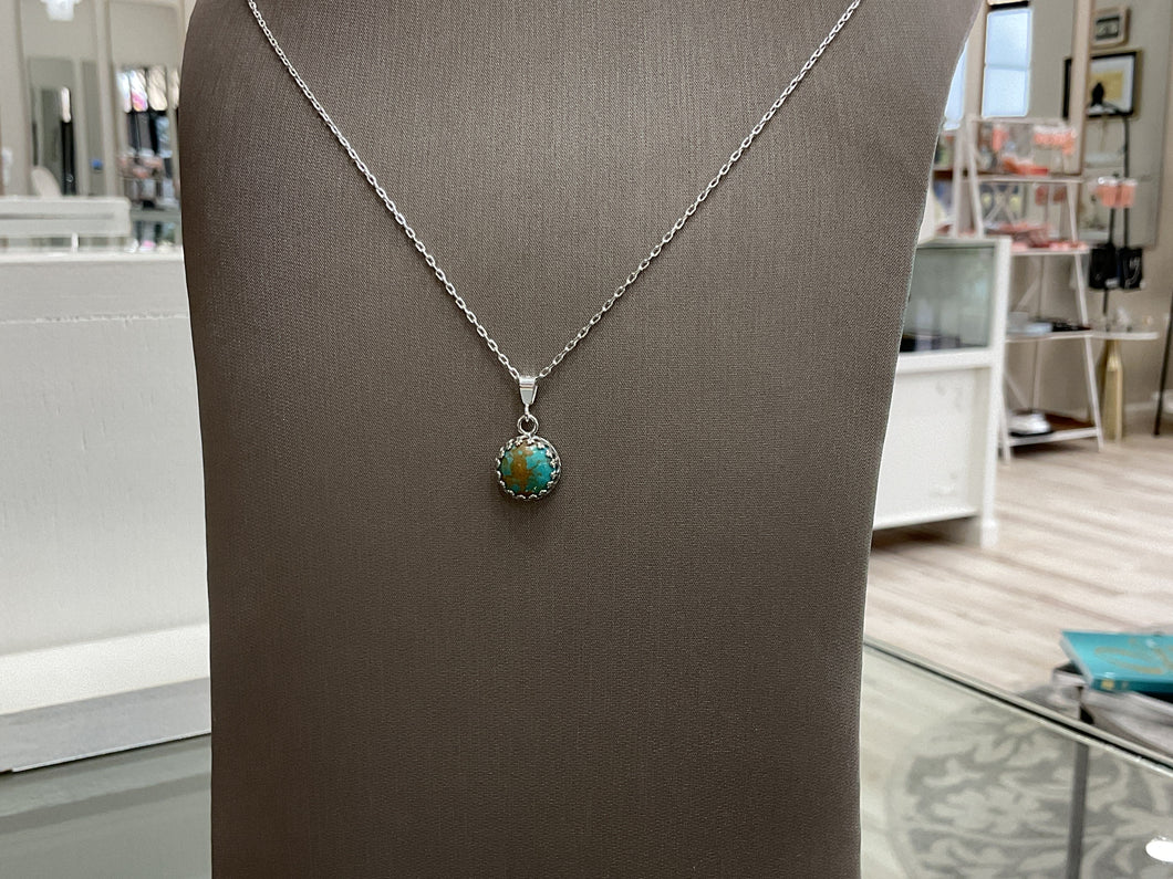 Crowned Queen Turquoise Necklace