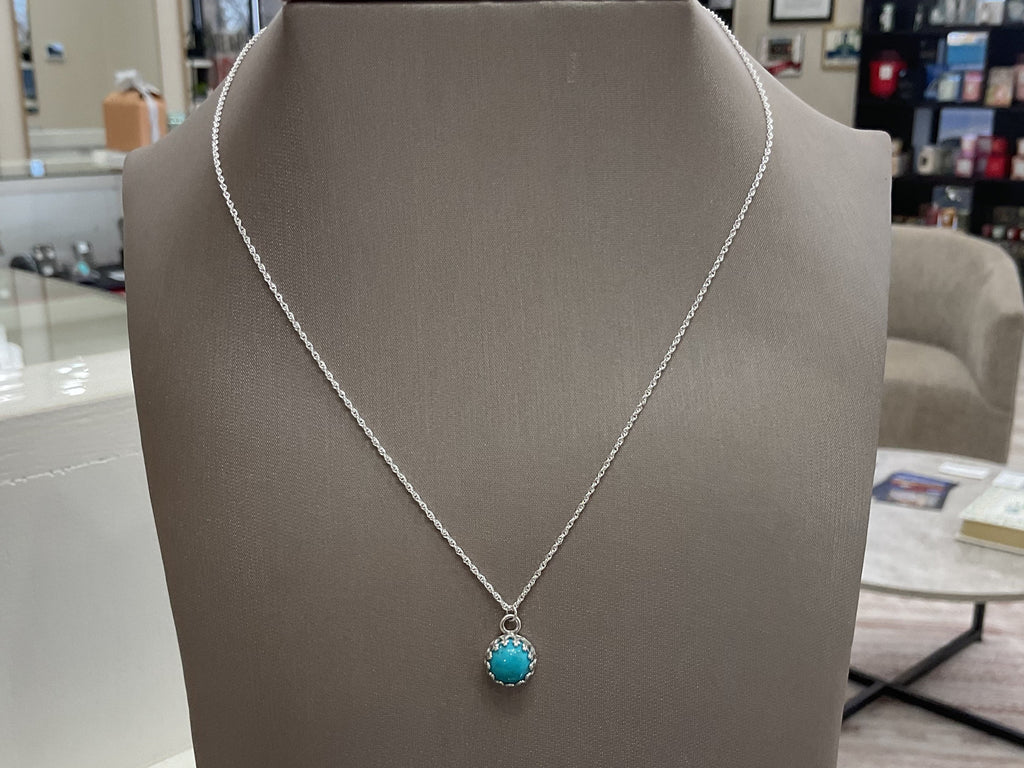 Crowned Princess Turquoise Necklace
