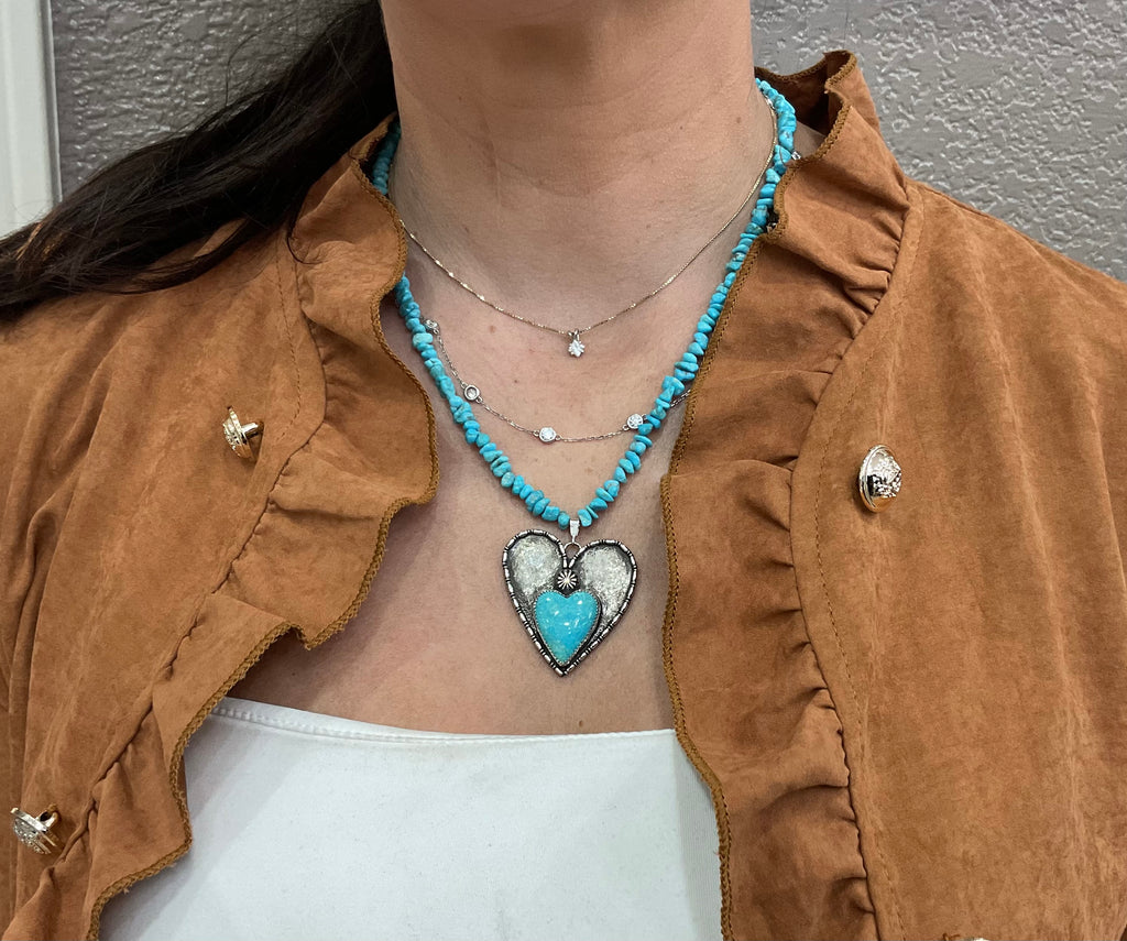 Stacked Heart Necklace