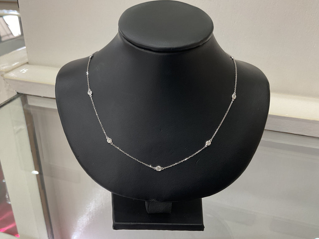 14KW Natural Diamond Necklace