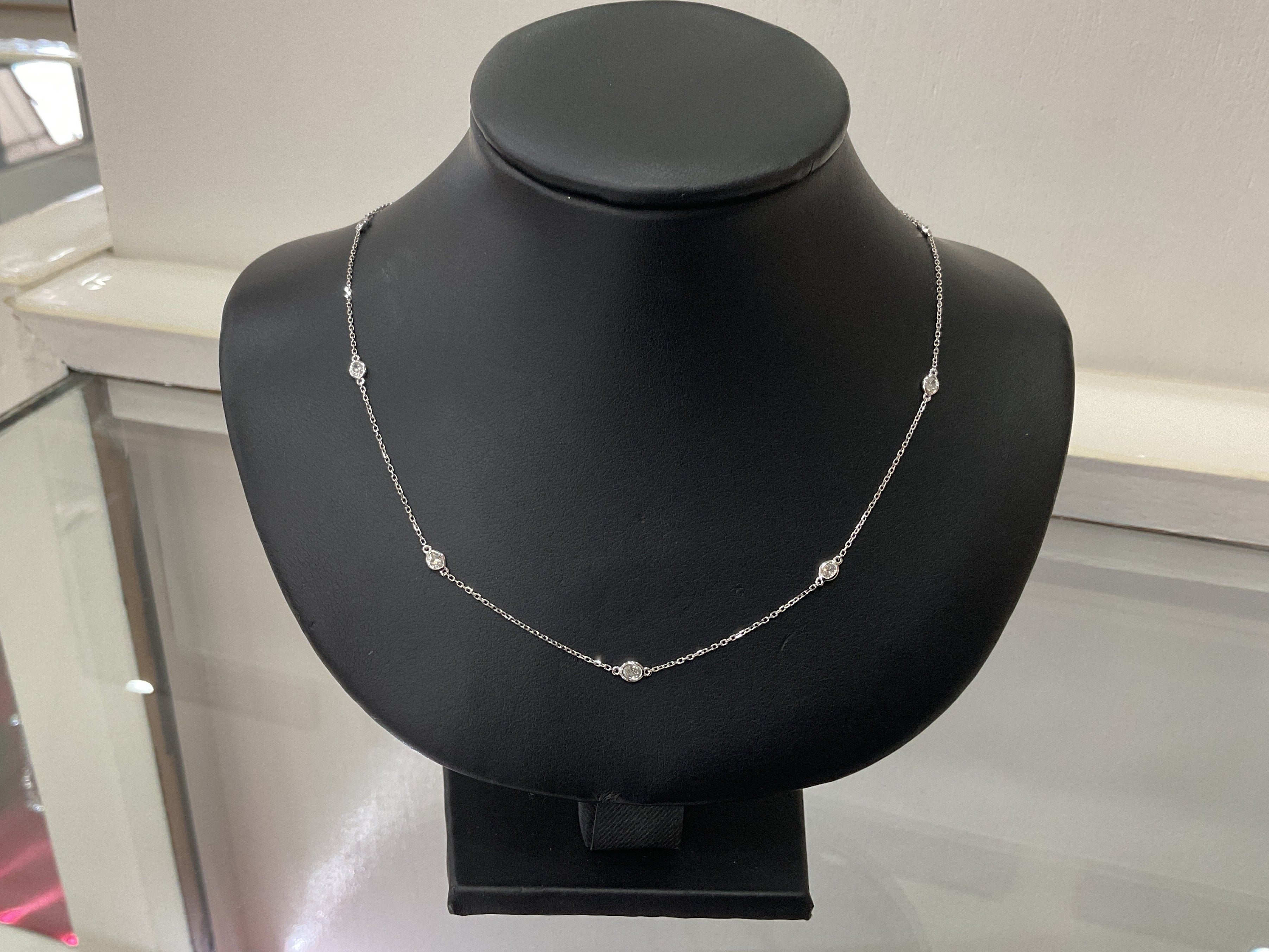 14KW Natural Diamond Necklace