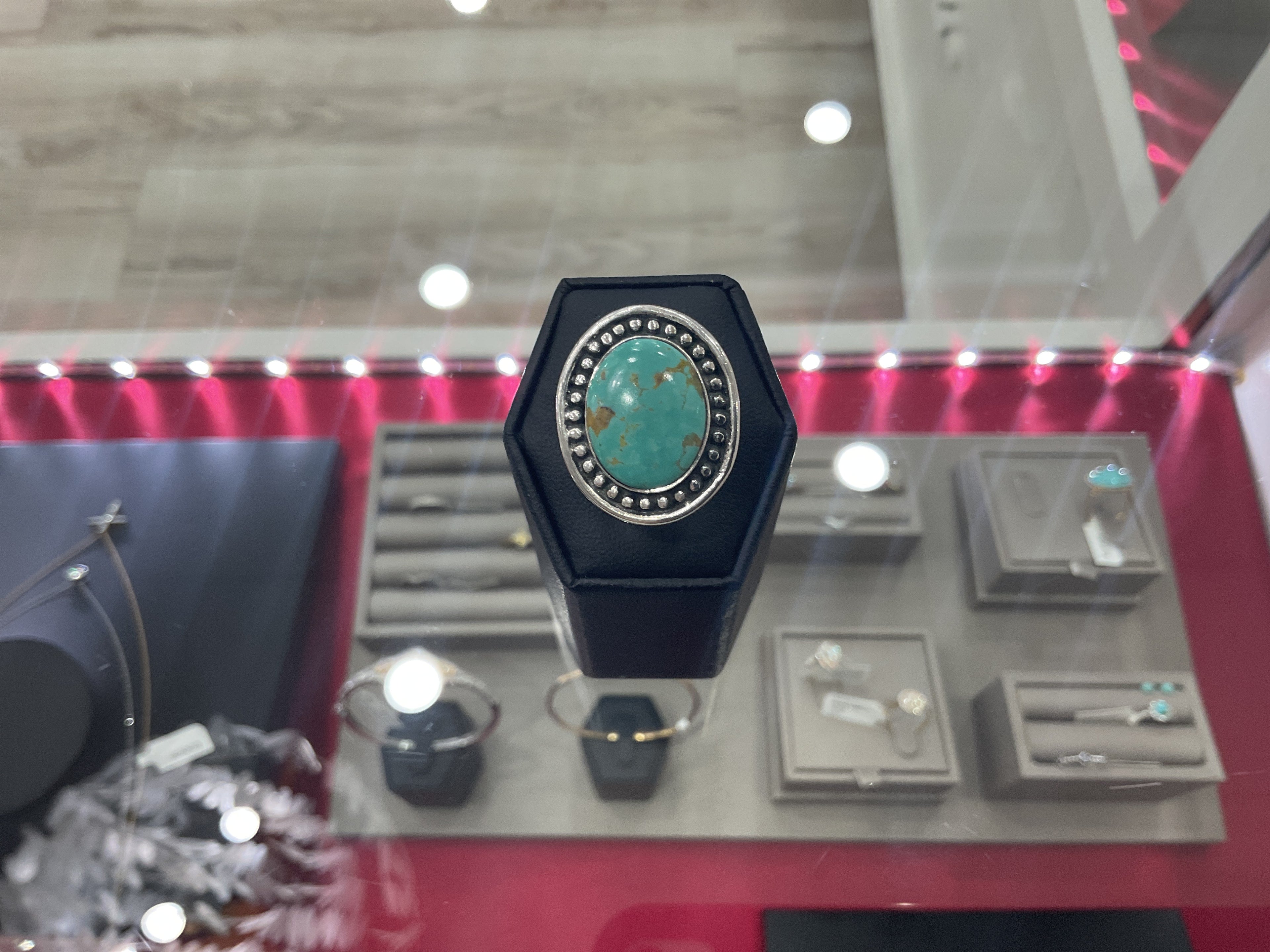 Kingman Turquoise Oval Ring