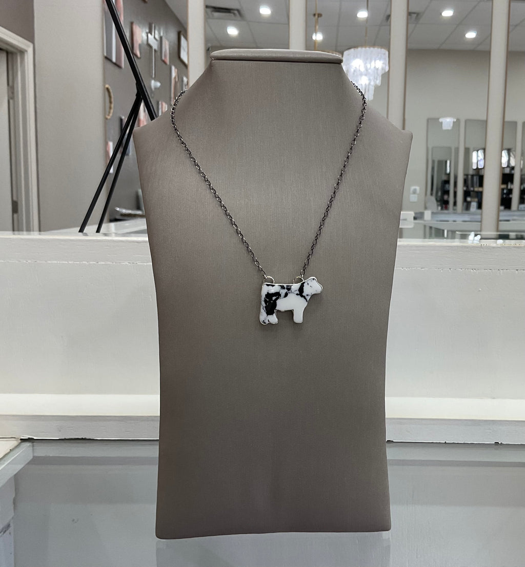 Holstein Cow Necklace
