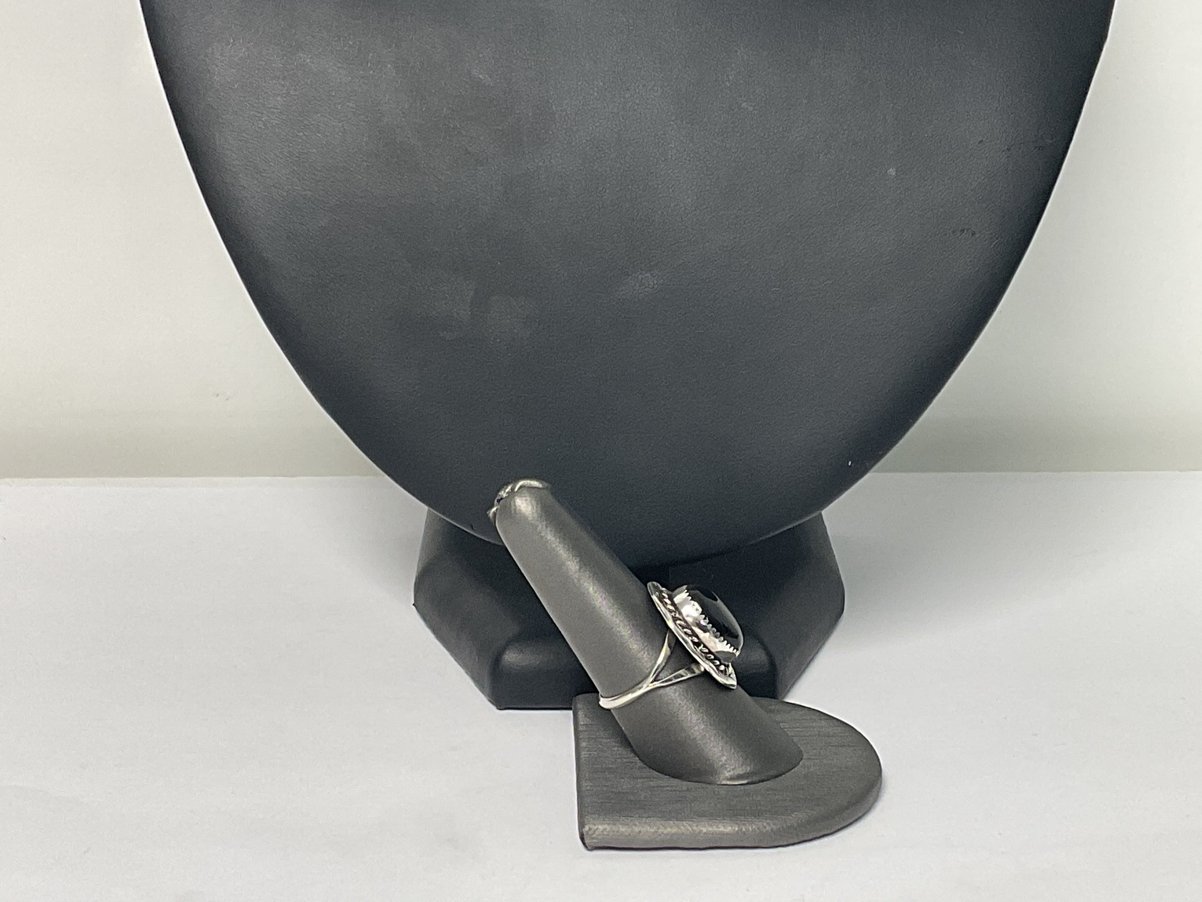 Onxy Sterling Silver Ring