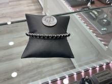 Load image into Gallery viewer, Sterling Silver Black Onyx Bangle Bracelet

