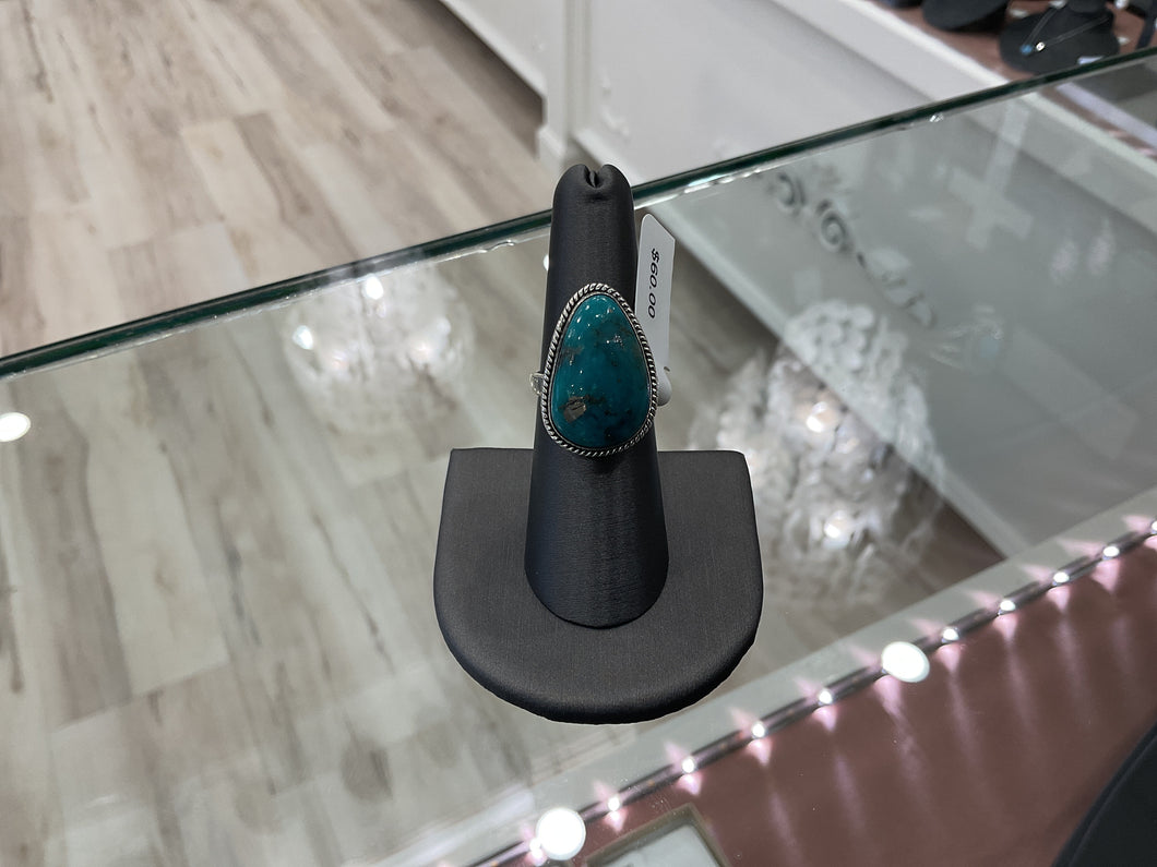 Campitos Turquoise and Sterling Silver Ring