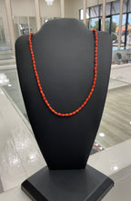 Load image into Gallery viewer, Italian Coral Bead Necklace
