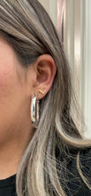 Load image into Gallery viewer, Sterling Silver Classic Hoop Earrings
