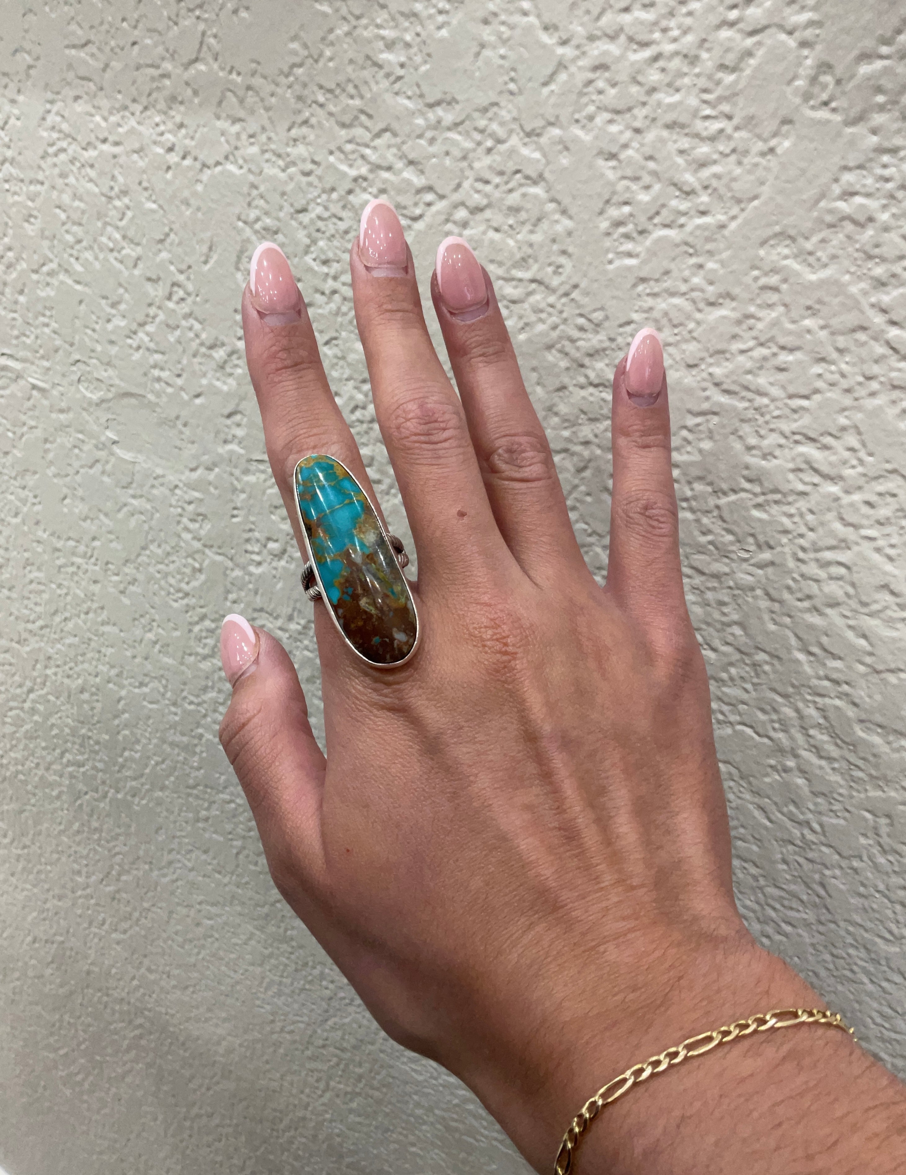 Nevada Turquoise and Sterling Silver Ring