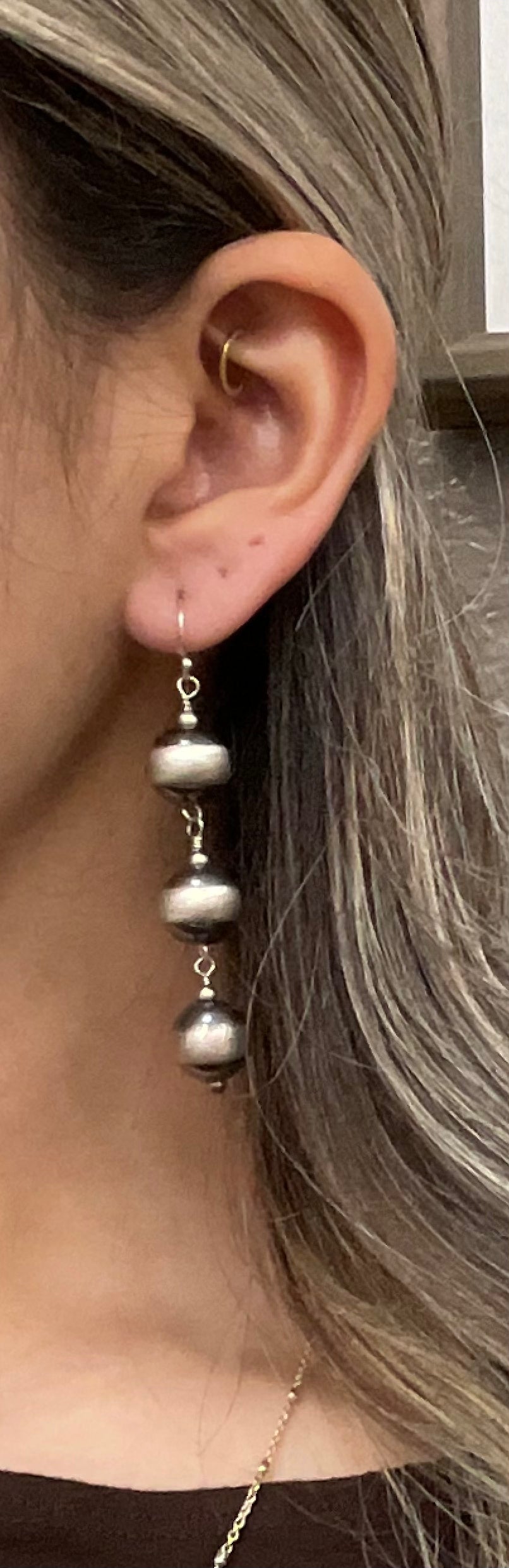 Navajo Pearl Earrings