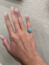 Load image into Gallery viewer, Sonoran turquoise SS ring
