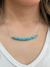 Load image into Gallery viewer, Kingman Rondel Bead Necklace
