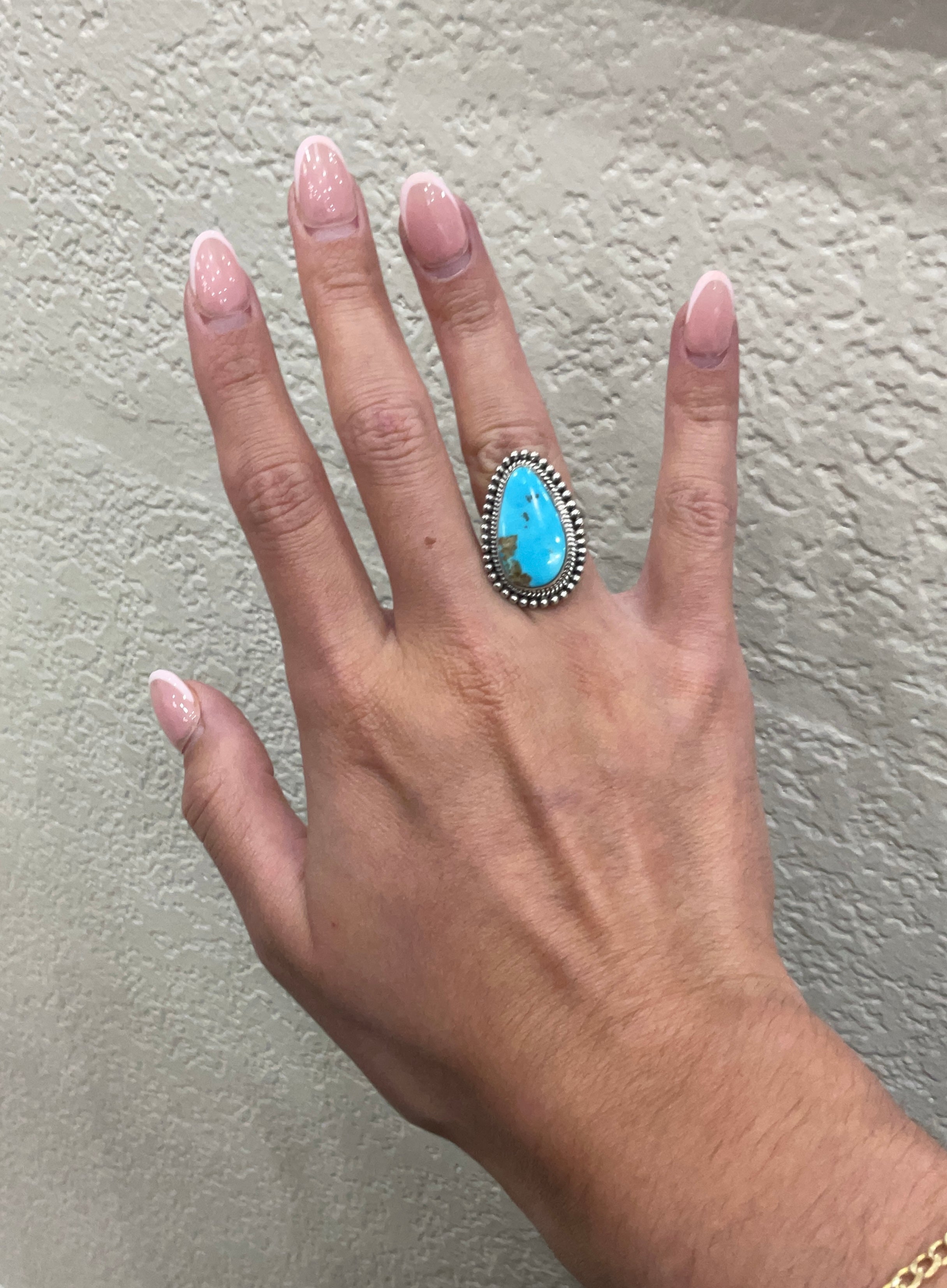 SS Alpine village turquoise ring
