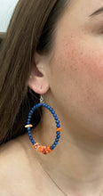 Load image into Gallery viewer, Spiny &amp; Blue Lapis Hoops
