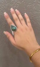 Load image into Gallery viewer, Hubei Turquoise and Sterling Silver Ring
