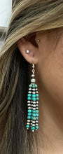 Load image into Gallery viewer, Kingman and Oxi Bead Statement Earrings

