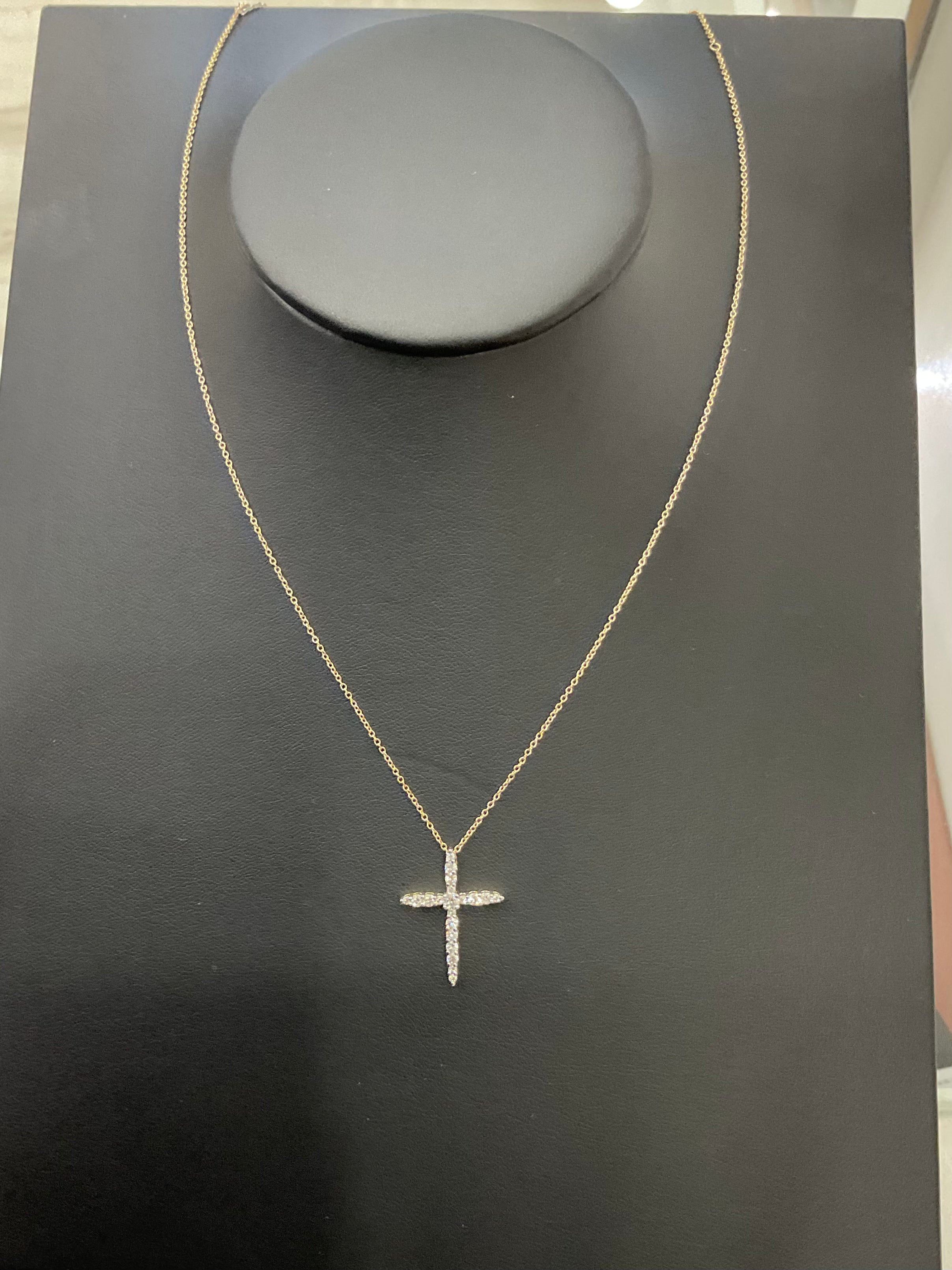 14KY Cross Necklace