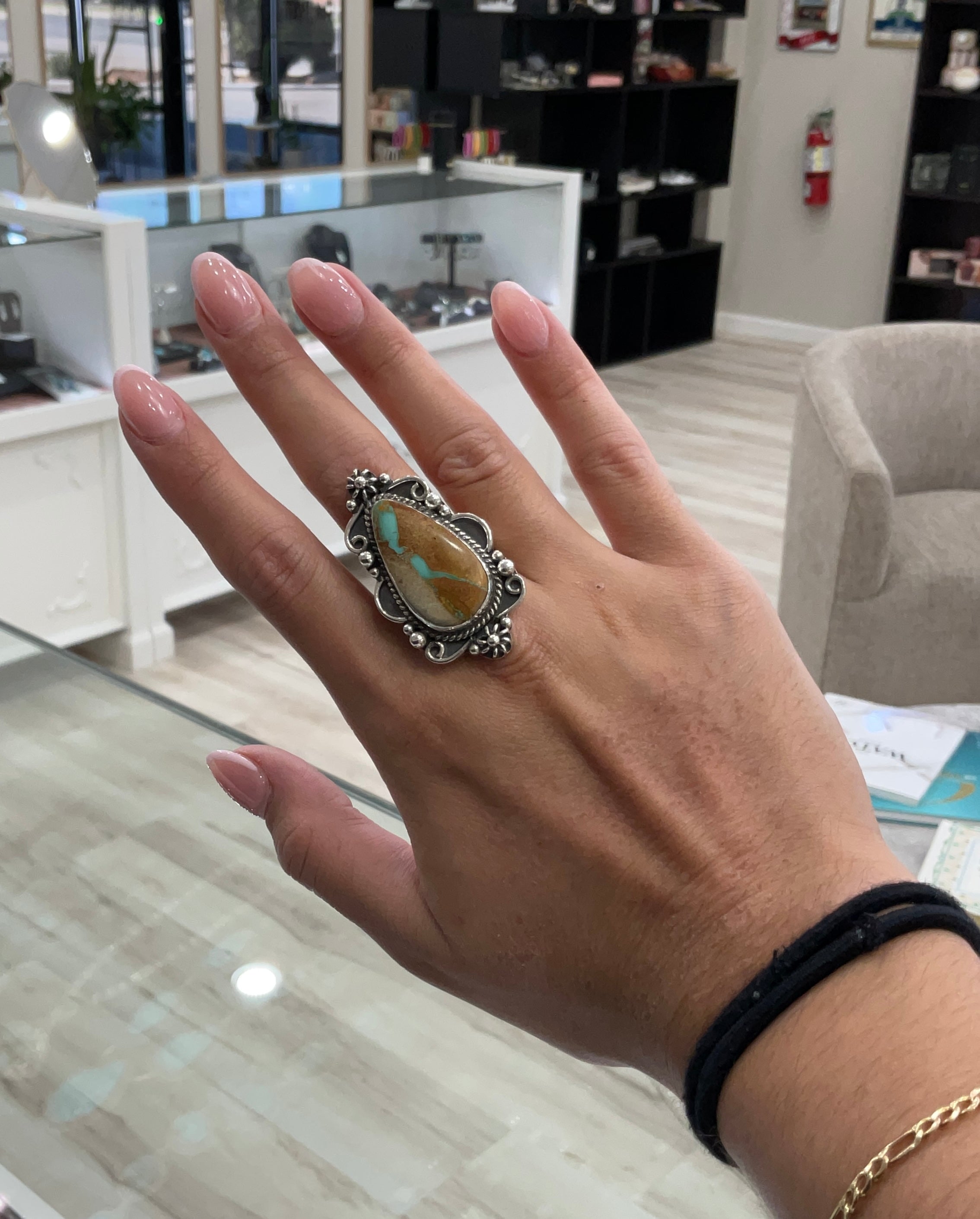 Royston Turquoise Sterling Silver Ring