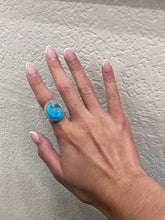 Load image into Gallery viewer, SS Alpine village turquoise ring
