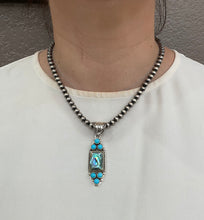 Load image into Gallery viewer, Kingman &amp; Abalone Shell Pendant
