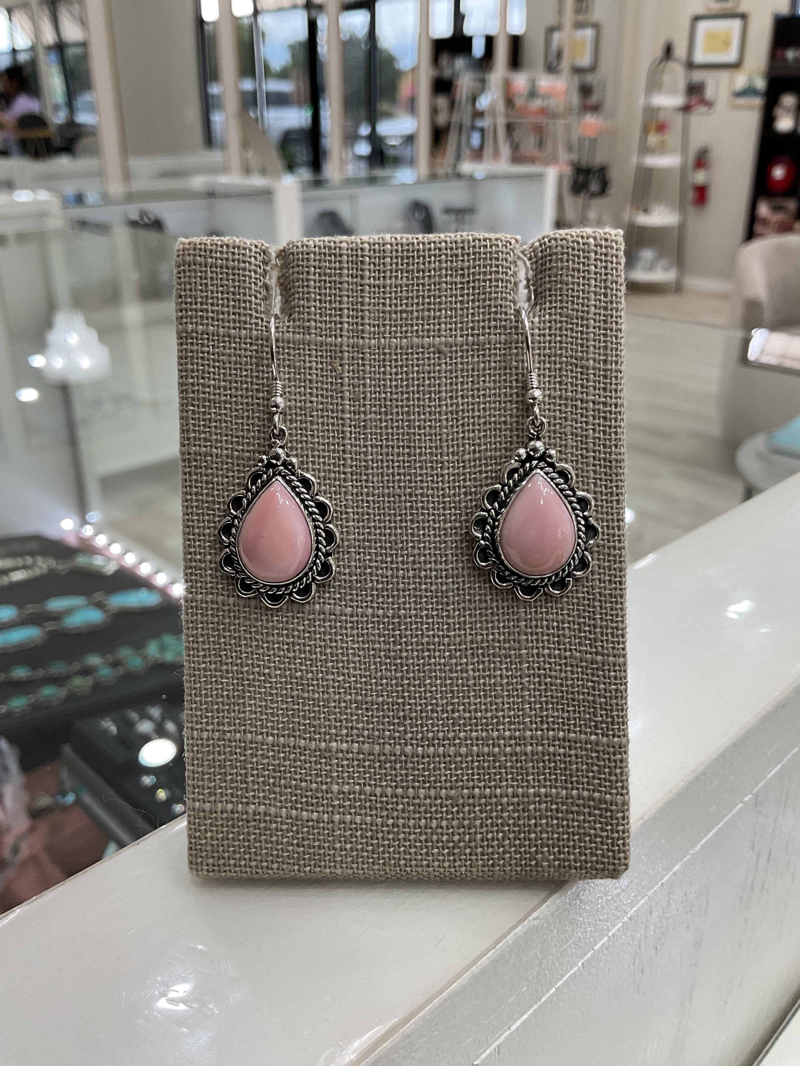 PINK Conch Earrings