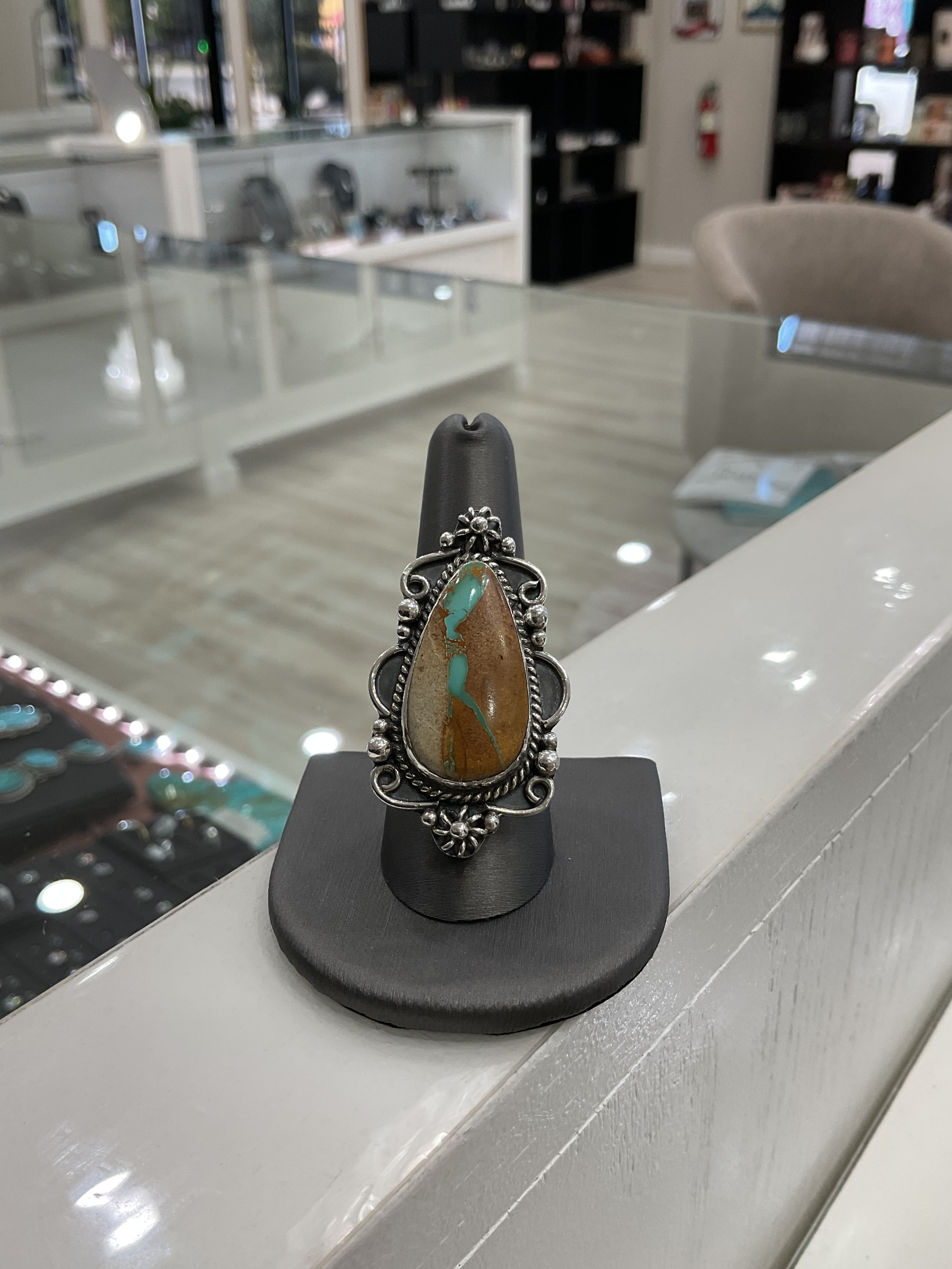 Royston Turquoise Sterling Silver Ring