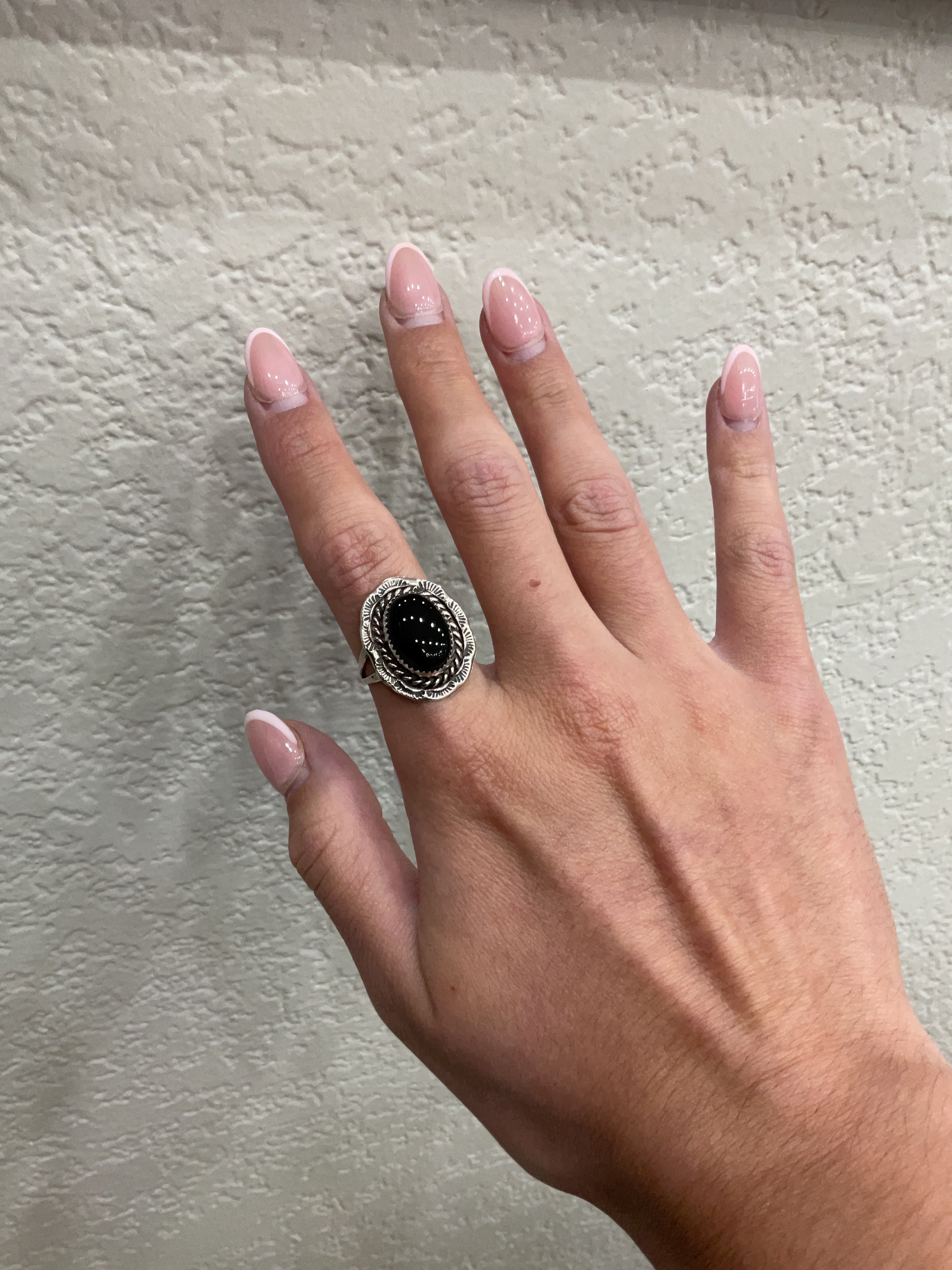 Onxy Sterling Silver Ring