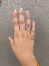 Load image into Gallery viewer, 14KY Natural Diamond Mosaic Halo Ring
