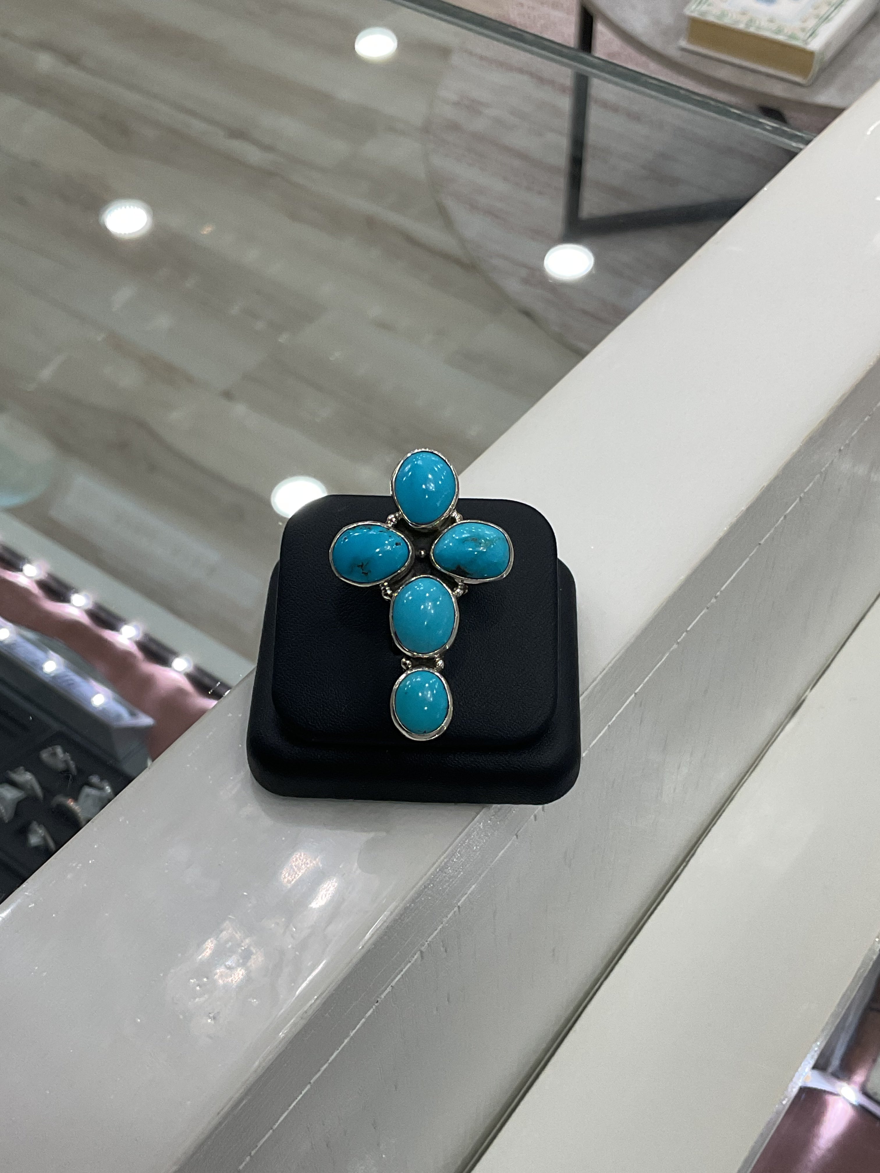 Sonoran Turquoise Cross Ring