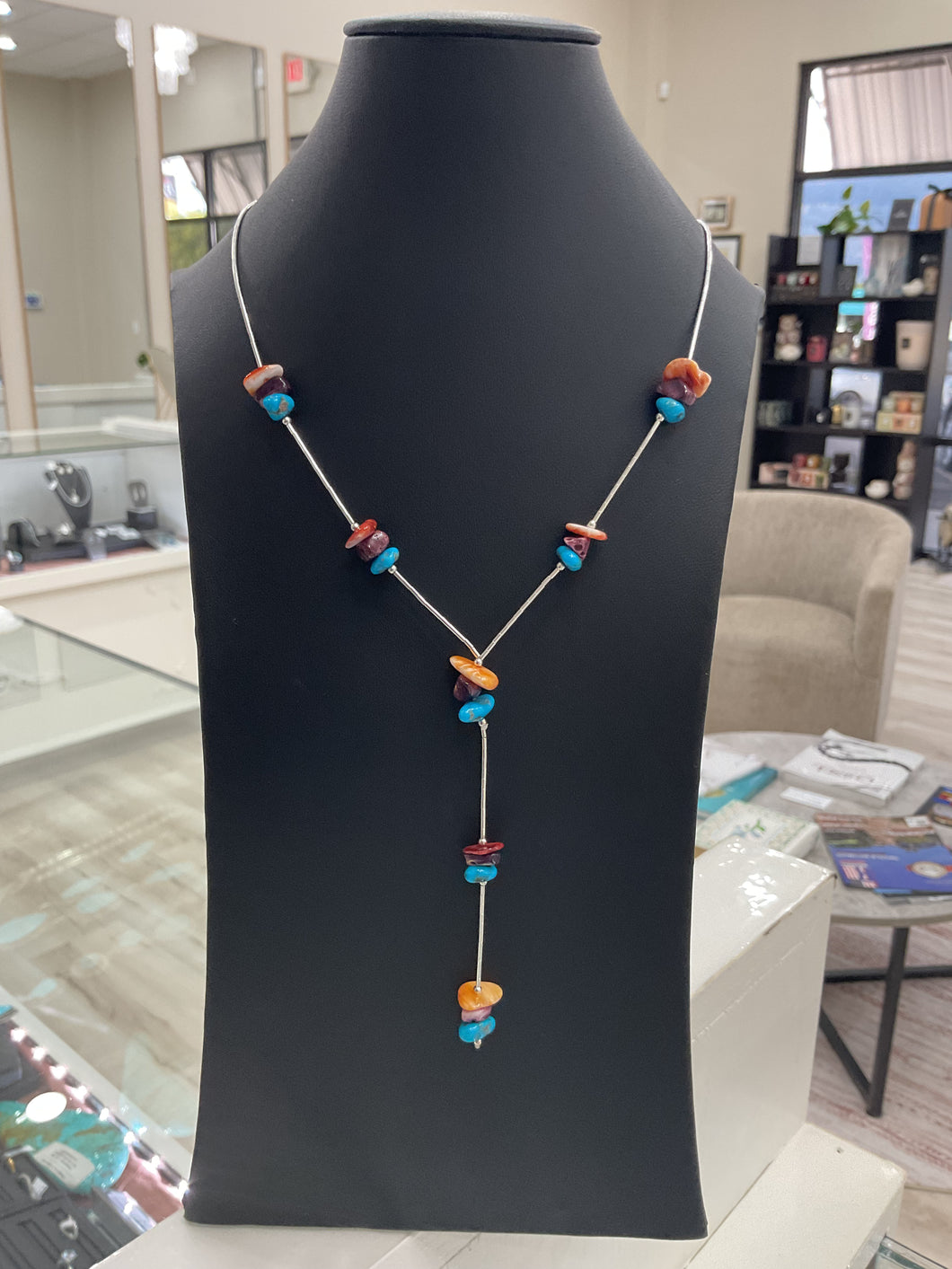 Spiney Oyster Drop Necklace